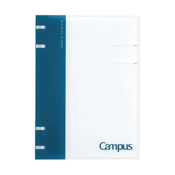 KOKUYO Loose Leaf Binder A5 Campus Binder that can be used like a notebook 2 x 2 rings Navy - NP134DB