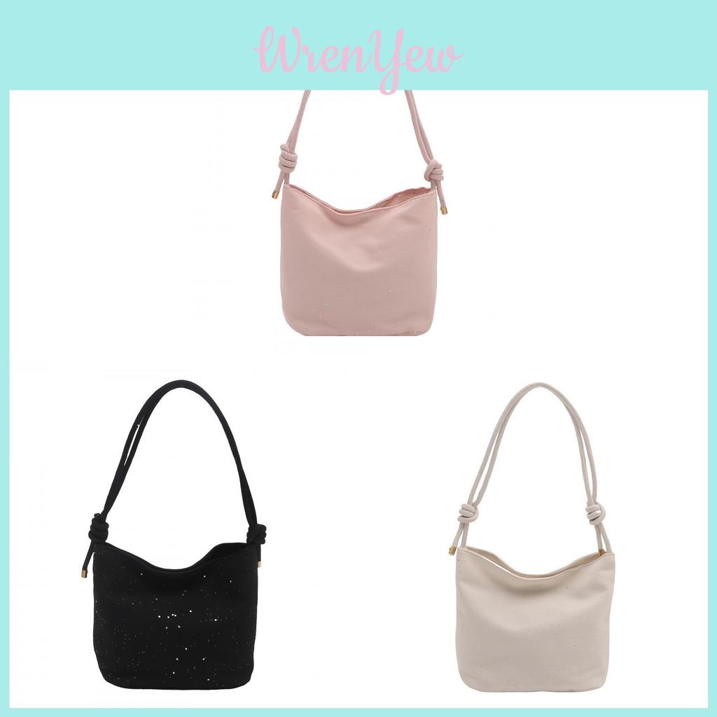 Korean Fashion Mini Tote With Magnetic Closure And Polyester Lining For Women