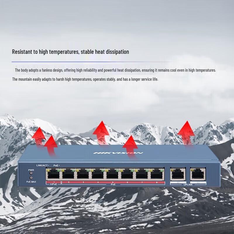 HIKVISION Hi-POE Network Switch CN plug (adapter included)