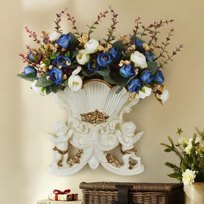 Creative Flower Pot Shelf Angel Shape Flowerpot Living Room Art Crafts Home Garden Wall Hanging Decoration