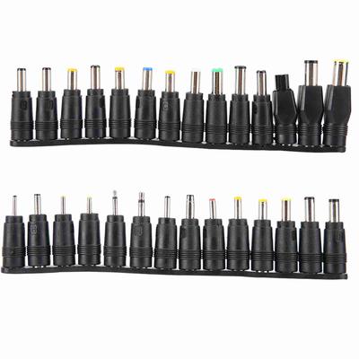 28PCS DC 5.5MM Universal Multifunctional Notebook Laptop Power Supply Charger Adapter Connector