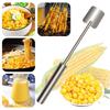 Ergonomic Stainless Steel Corn Peeler Practical Corn Cobs Remover Innovative Corns Processing Tool Kitchen Utensils