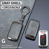 2 3 4 Buttons Zinc Alloy + Leather Car Key Case Cover Holder For Toyota Prius 30 Alpha Aqua Land Cruiser Auris for Lexus LC 200