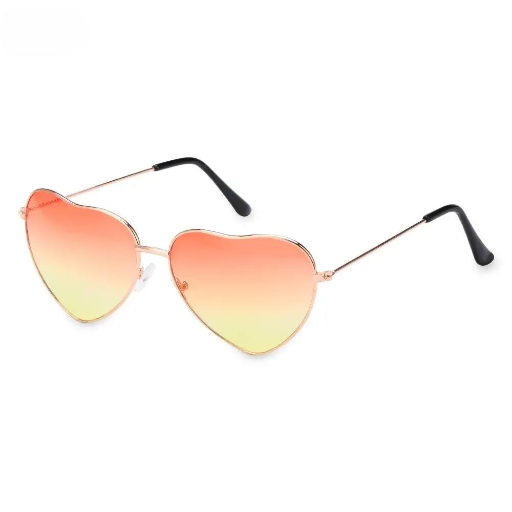 Vintage Heart Sunglasses Women Brand Designer Candy Color Gradient Sun Glasses Outdoor Goggles Party Lentes Mujer