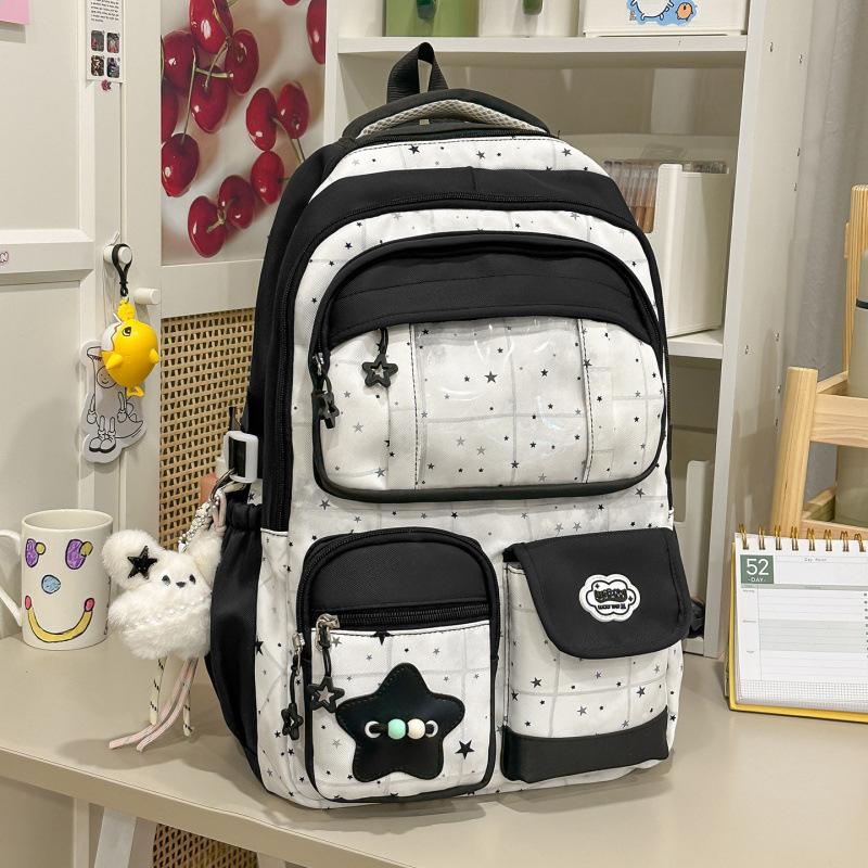 Schoolbag1011 New Large-capacity Backpack Female Primary School Students Fifth and Sixth Grade Schoolbag Junior High School Students Lightweight
