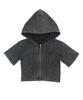 WEGO Ribbed Short Sleeve Zip Korean Short Size Sumikuro Women's Hoodie, Girly, Streetwear, Style, Length, Spring/Summer Outfit, Gift,