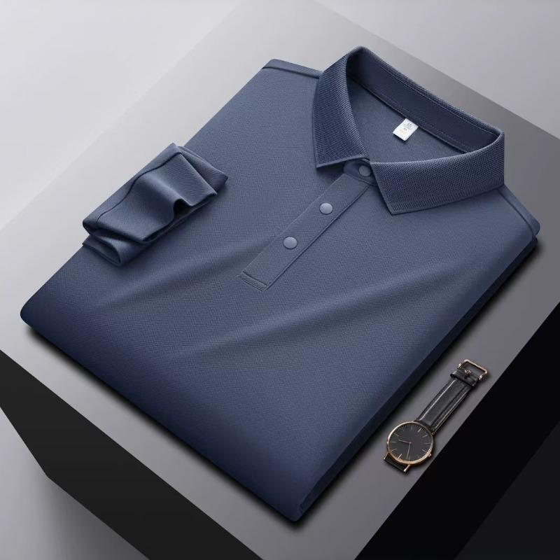 STORN Brand Large Size Summer Men Polo Shirt Casual Loose Ice Silk Short Sleeve T Shirt Men Quick-drying Business Men Wear