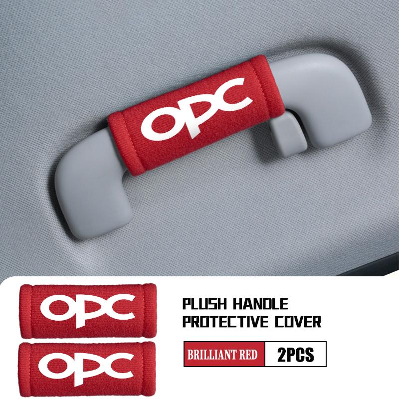 Plush Car Roof Armrest Handle Protective Cover Anti Slip Interior For Opel Mokka Astra H K J G Corsa D E Vectra C B Insignia YU1