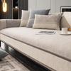 Sofa Cushion Four Seasons Universal Non-Slip Cushion Cover Cloth Simple Advanced Sense Solid Color Sofa Cover Back Towel