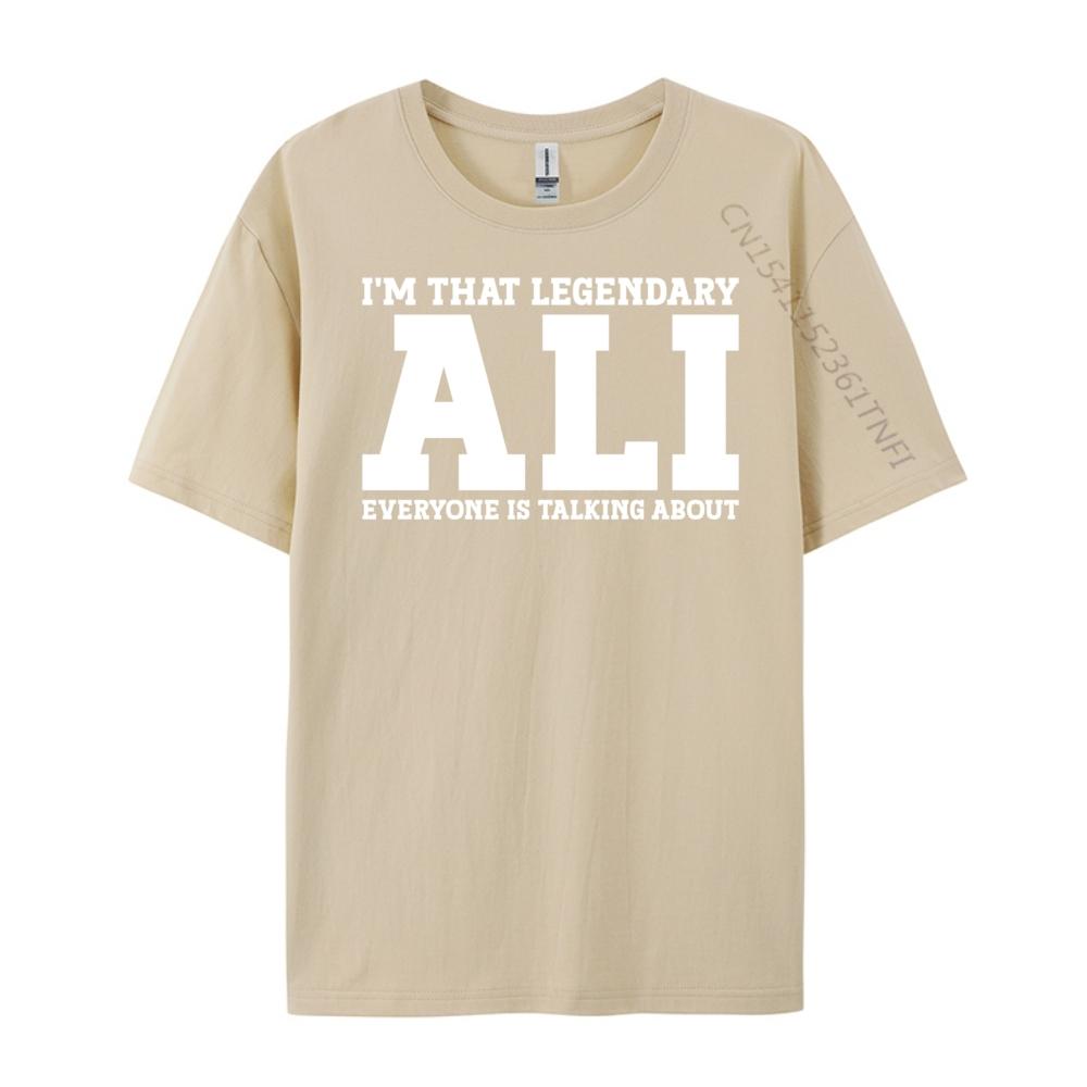 Ali Personal Name Ali Black Graphic Tees Limited Time Special Camisetas Luxury Designer Mans Short Sleeve Tee