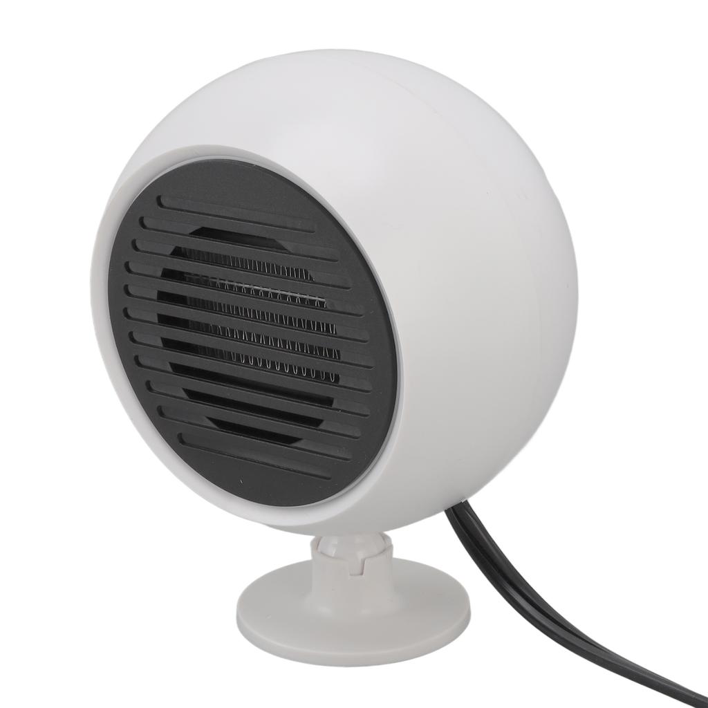 Autoheizung Konstante Temperatur Geräuscharm Weitwinkel 360 Grad Einstellbarer Autoheizlüfter Weiß 24V