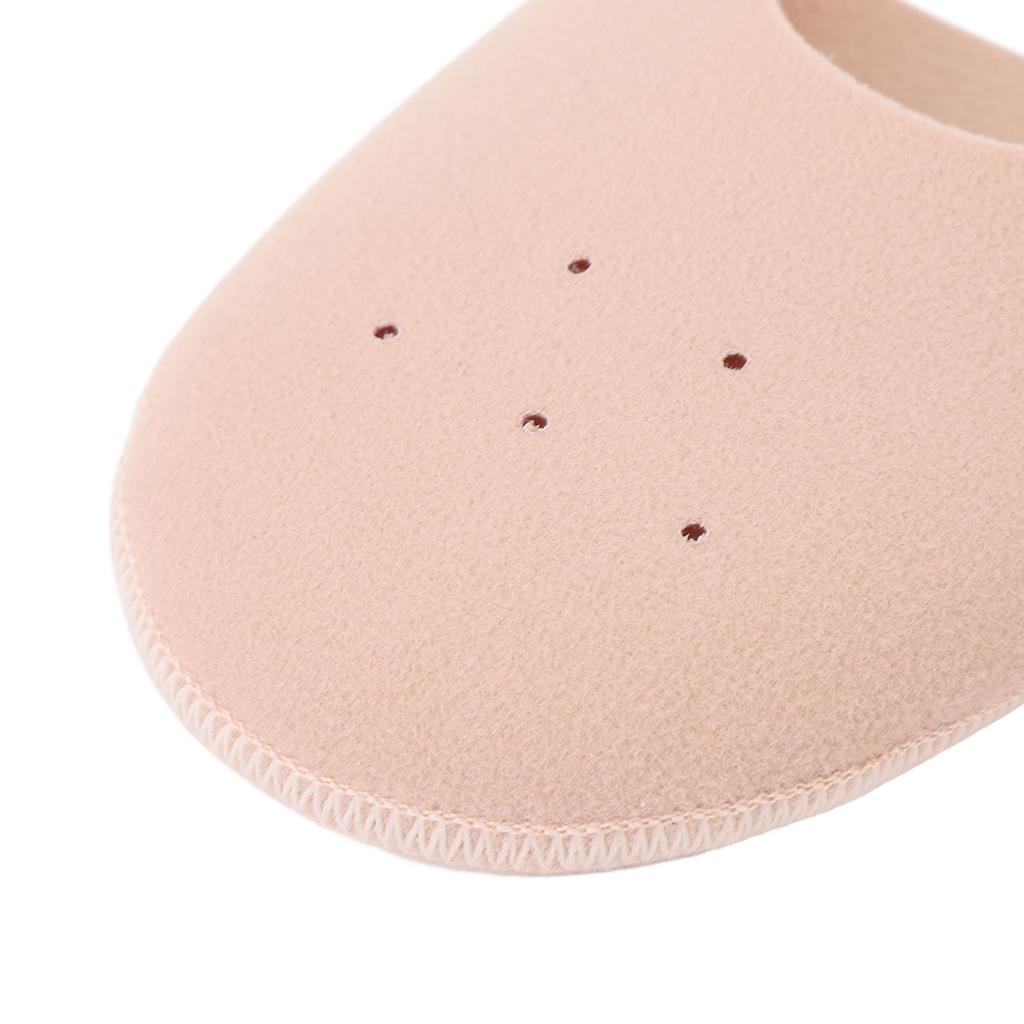 1 Pair Ballet Pointe Shoe Socks Pad Ballet Slipper Toe Pouches Pad Toe Wrapped Protector Cushion with Holes