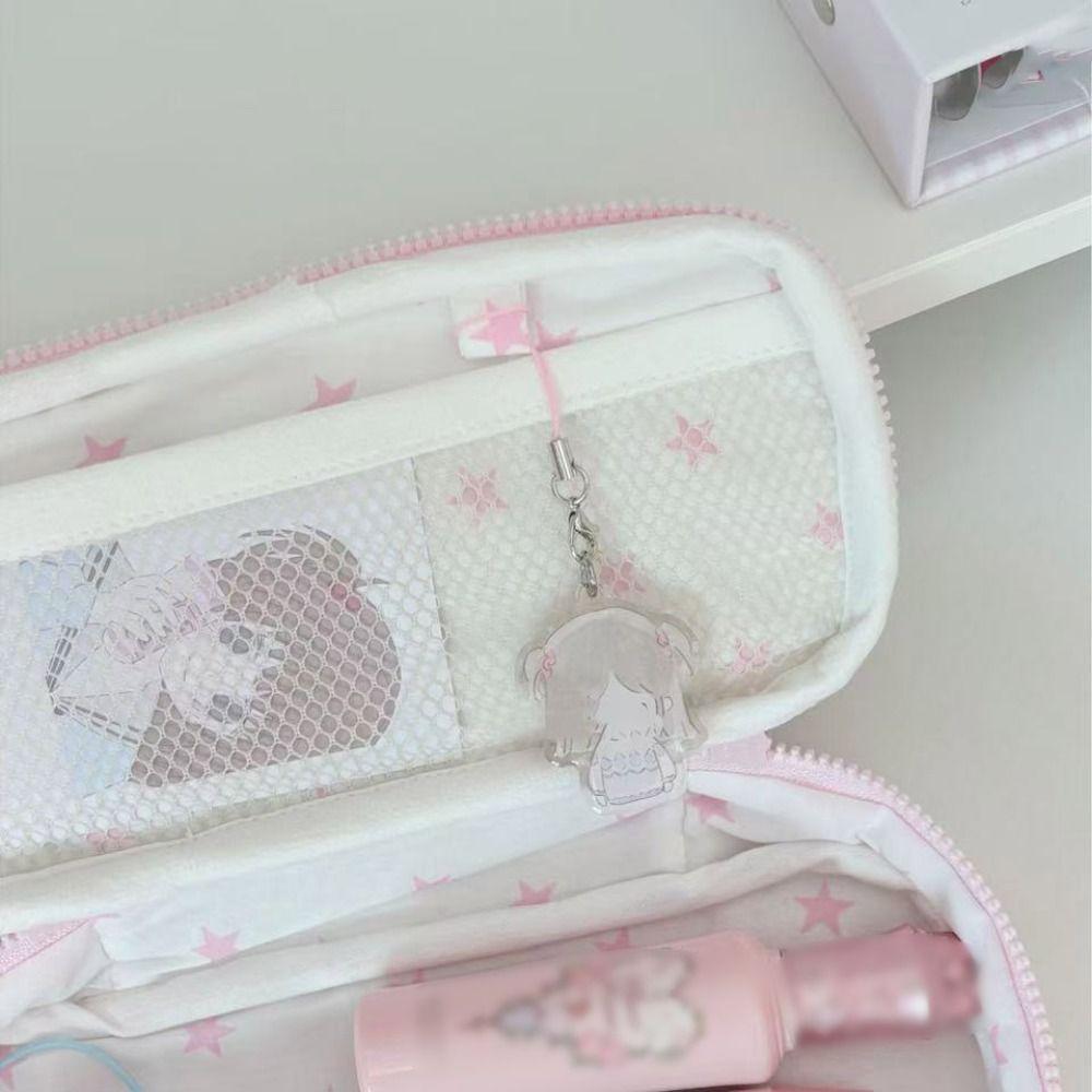 Strawberry Design Pen Bag Large Capacity Pen Pouch High Quality Stationery Bag  Students