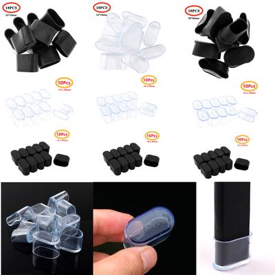 10Pcs Rubber Table Chair Leg Caps Furniture Foot Chair Leg Tips End Caps Covers