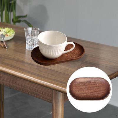 Elegantes Holz-Serviertablett-Set für Essen und Unterhaltung