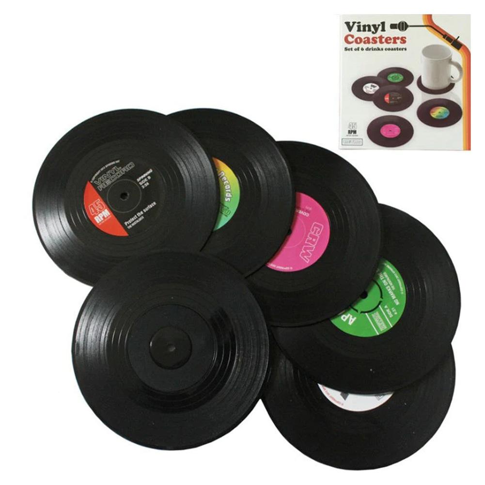 Sottobicchiere Universale in Vinile Resistente al Calore Antiscivolo Tazza Regalo di Compleanno