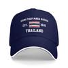 Thailand EST.1949 Krung Thep Maha Nakhon Capital Baseball Cap Trucker Hat Sun Outdoor Sport Snapback Cap Women Unisex Baseball Caps