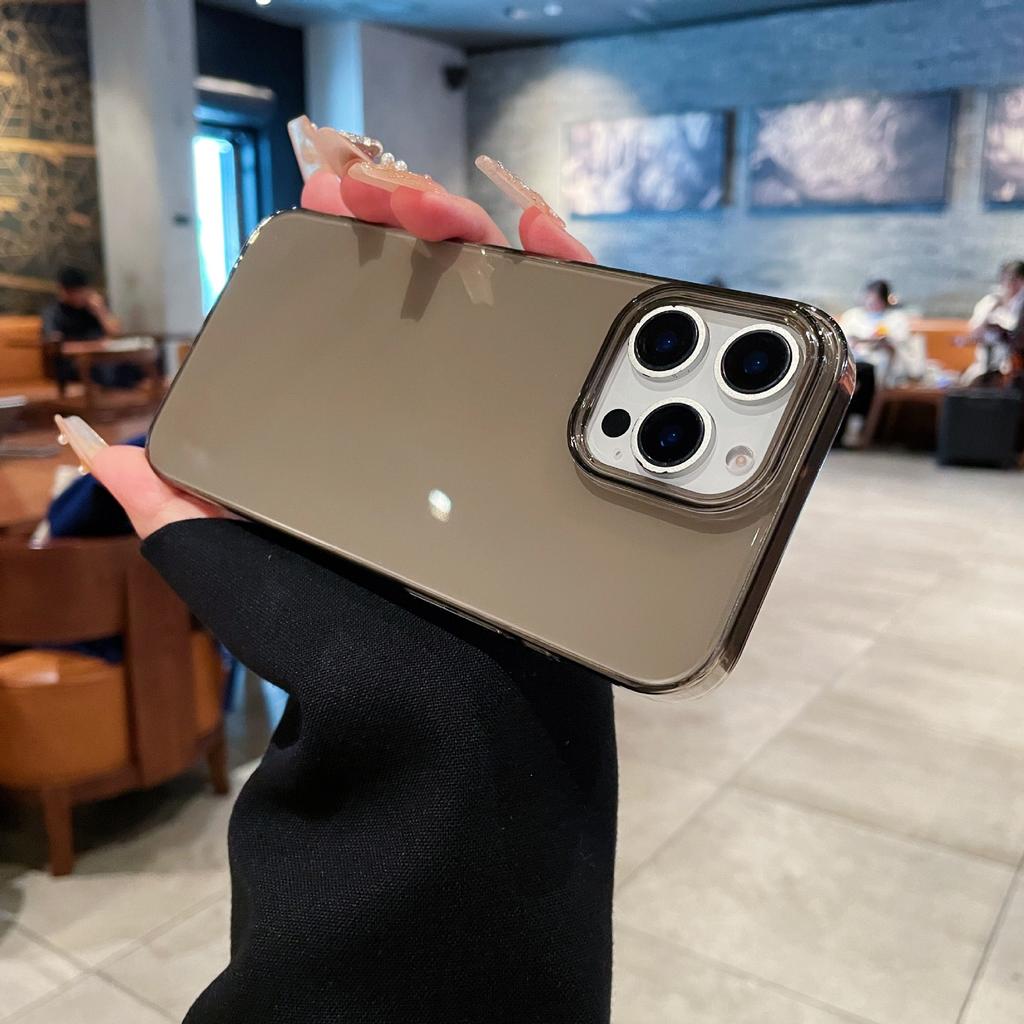 For IPhone16pro Transparent PC Mobile Phone Hard Case for Apple Non-yellowing Anti-fall Pc Mobile Phone Case Material Diy