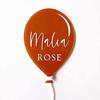 Hello World Balloon Acrylic Baby Monthly Cards,DIY 3PCS Milestone Balloon Blanks for Birth Announcement Gift Plaque, Maternity Fresh 48 Hospital Sign
