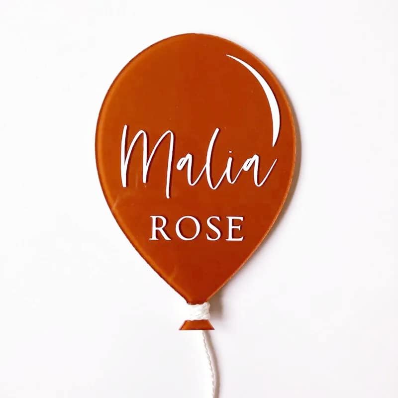 Hello World Balloon Acrylic Baby Monthly Cards,DIY 3PCS Milestone Balloon Blanks for Birth Announcement Gift Plaque, Maternity Fresh 48 Hospital Sign
