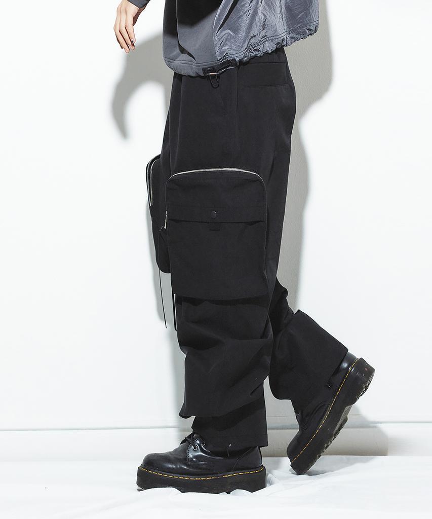 Millimillieon Basalt Big Pocket Cargo Pants B04-Black