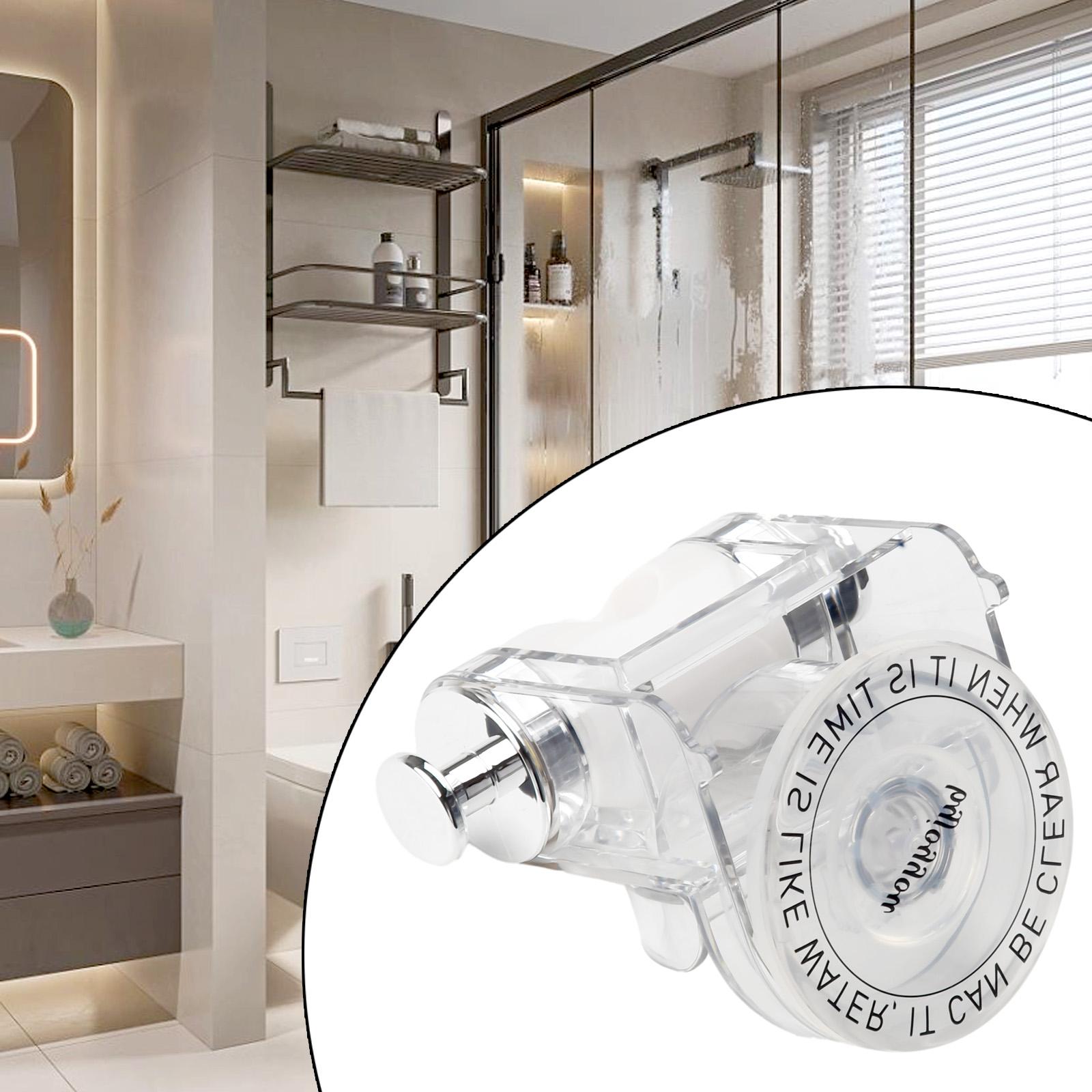 

Тримач для душової лійки 3,3*2,6*2,5 дюйма ABS+PET, бежевий прозорий чистий