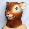 Eichhörnchen Maske Lustiges Tier Eichhörnchen Kopfbedeckung Halloween Latex Maske Maskenball Cosplay Requisite