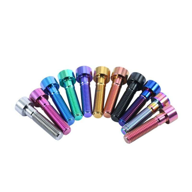 M5 M6 M8 Klasse 12.9 Kleurrijke Titaniumlegering Zeskantbout Fiets Motor Bout Fietsaccessoires
