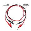 2Pcs Double End Test Leads Wire Line High Voltages Test Cable Leads Connector Universals Multimeter Test Leads Enduring
