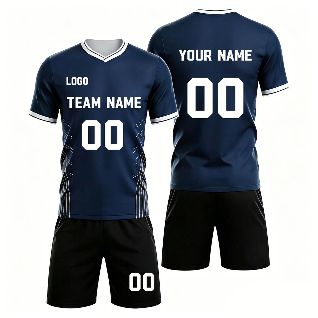 Personalised Shirts Kit Mens Girls With Name Number Custom Football Jerseys For Boys Training Suit