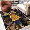 Coraline Rug Floor Mat for Living Room or Bedroom Soft and Comfortable Carpet a Gift for Birthday and Holiday.