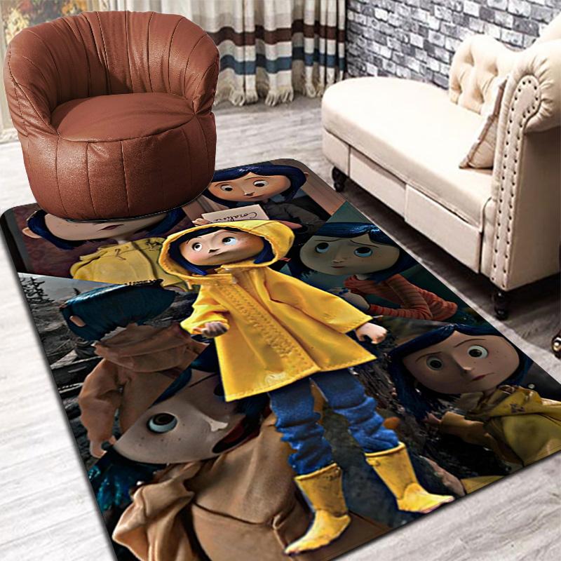 Coraline Rug Floor Mat for Living Room or Bedroom Soft and Comfortable Carpet a Gift for Birthday and Holiday.