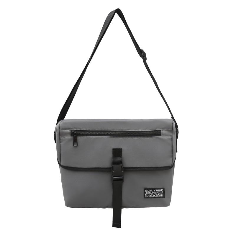 Men'S Shoulder Bag Fashion Retro Mailman Bag Men'S Bag Trend Function Messenger Bag Travel Leisure Bag
