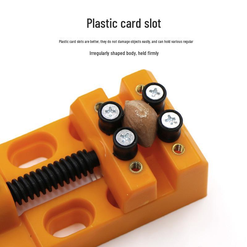 Quick Eight-Hole Mini Bench Vise for Carving & Fixing