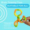 Giocattoli Fidget Silenziosi e Tortili, da Spremere, Torcere e Far Girare, Giocattolo Sensoriale Multicolore per Bambini, Giocattoli per Alleviare lo Stress e Strumenti Educativi