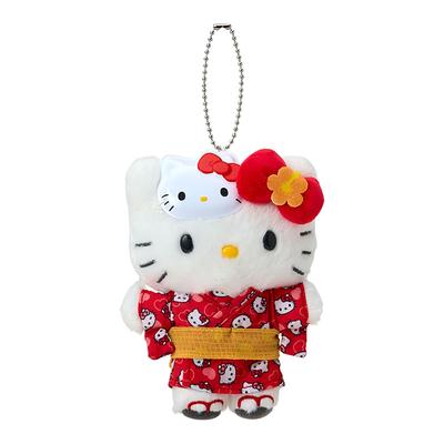 Sanrio Mascot Holder Summer Hello Kitty Polyester and Ages 6 and 404331 (Character Festival!) Steel, Up,