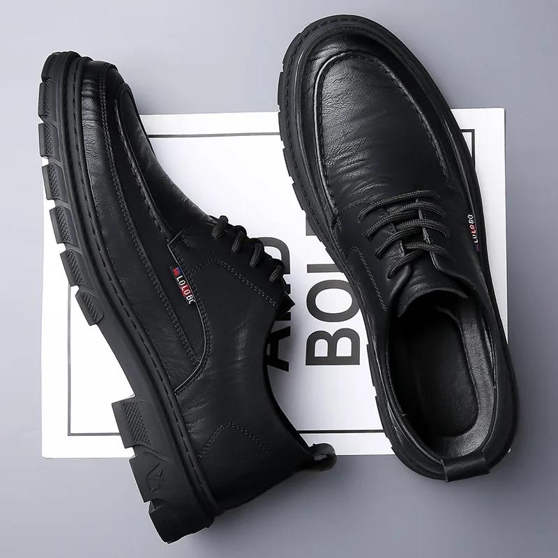 Fashion Leather Casual Men Genuine Shoes Luxury Brand Soft Men's Loafers  Breathable Moccasins Mens Walking Driving Shoes Zapatos Hombre