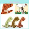 Plush Sound Toy For Dogs And Cats Durable And Chewable Pet Toy For Teeth Grinding And Stress Relief Orange