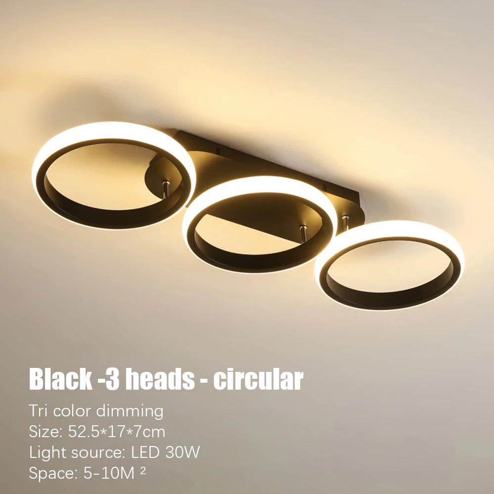 Nordic LED Ceiling Lamp Chandelier for Living Room Corridor 20W 30W Square Round LED Ceiling Light for Kitchen Home Lighting