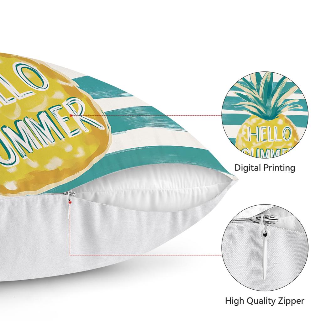 Sommerfrüchte Kissenbezüge Fantasy-inspiriertes Dekor Für Ihr Zuhause Sofakissenbezug Wohnzimmer Bett Auto Dekor