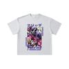 260 GSM Double Yarn 32 Count 100% Cotton Dragon Ball V72 King Cold Print Unisex Heavy Cotton T Shirt