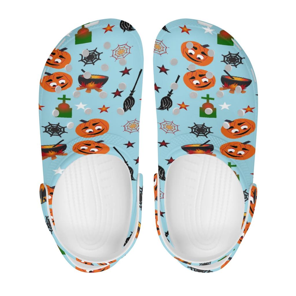 Color Print EVA Outdoor Clogs Unisex Lightweight Ventilated Slip On Summer Use Outdoor Garden Home Beach Daily Shoes Home Use