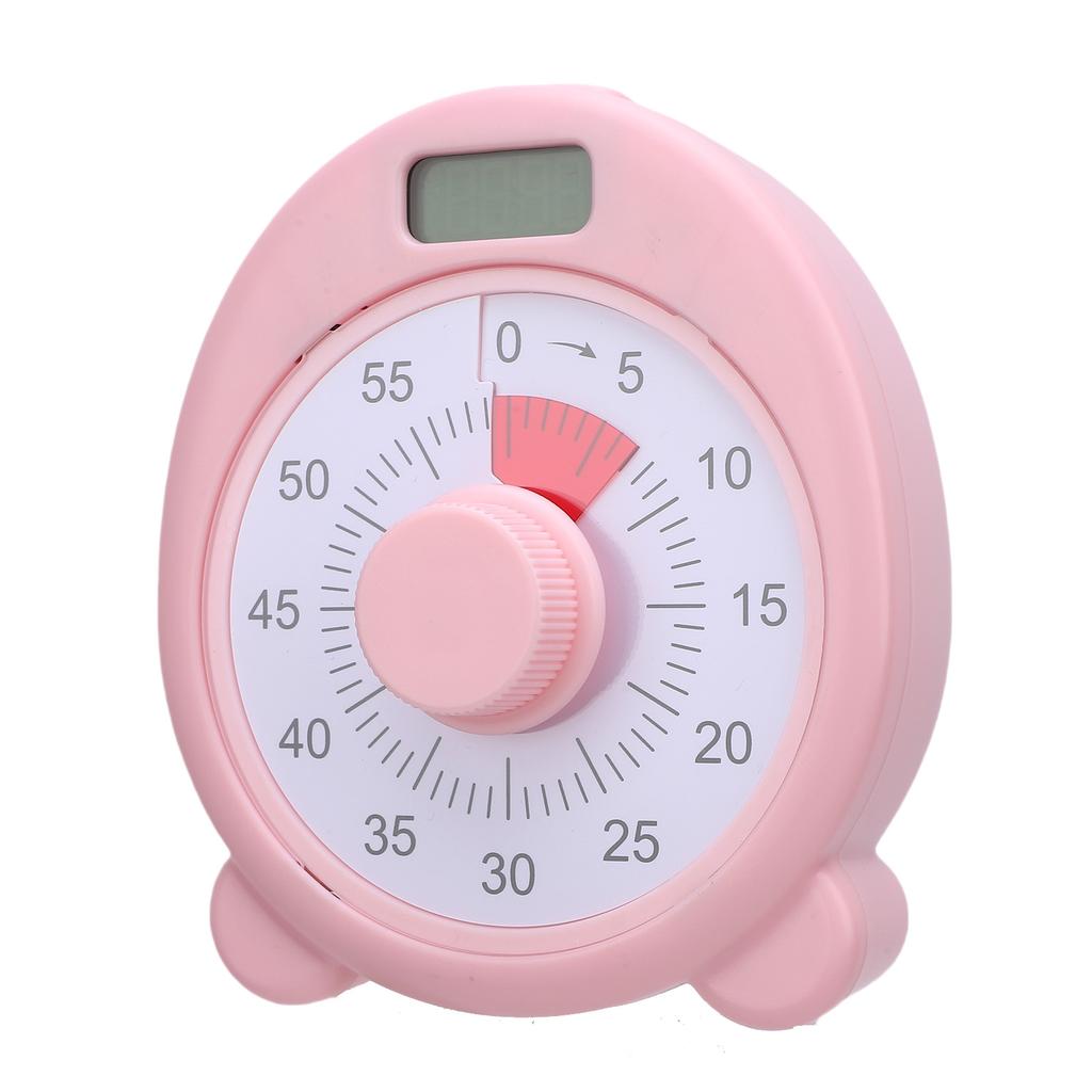 Visueller Timer 60 Minuten Mechanische Zeitmessung 99min 59sek Elektronische Zeitmessung Visueller Countdown-Timer für