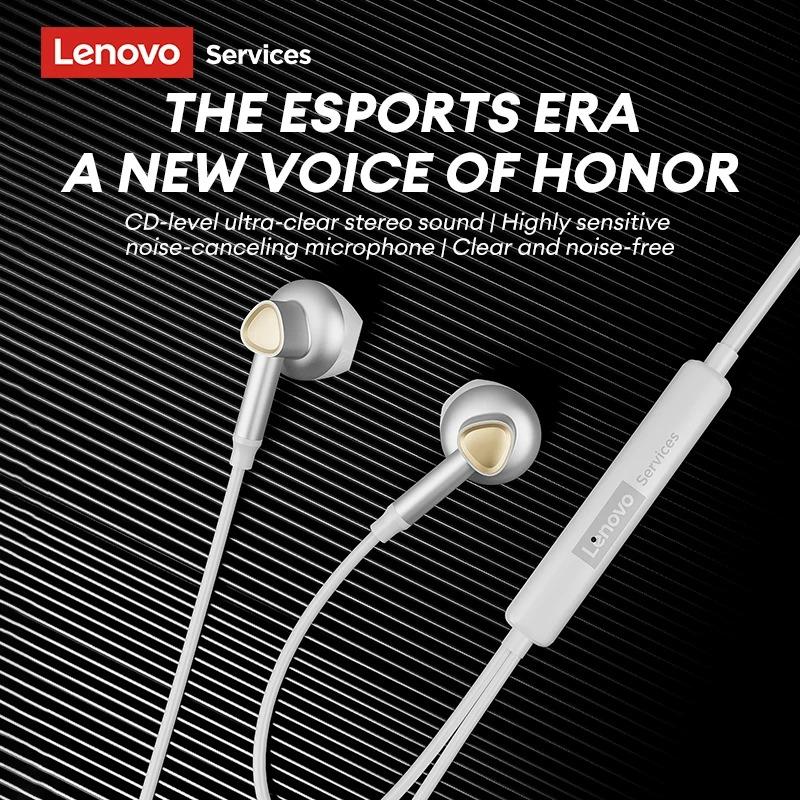 NEW Lenovo Y101 PRO Wired Earphones Gaming Wired Earphone 3.5mm Type C HiFi Bass Stereo E-sports Earbuds Subwoofer HD Sound Headset