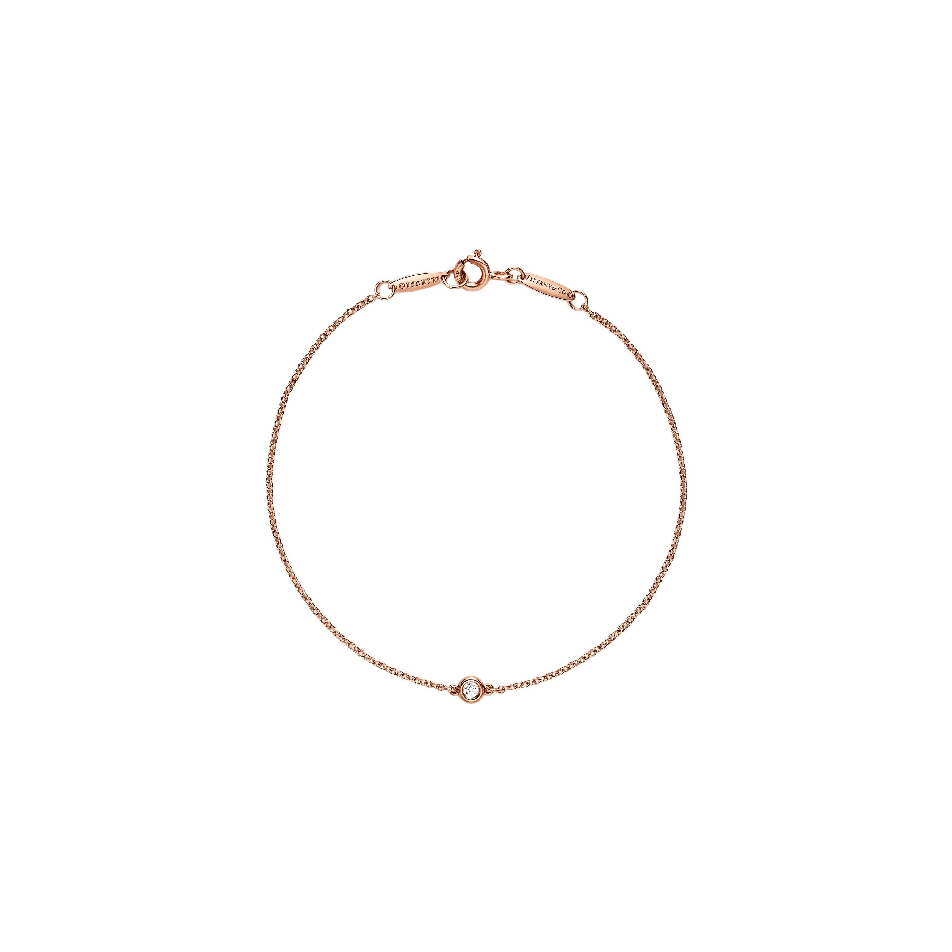 

Tiffany & Co. Elsa Peretti® Diamonds By The Yard™ 18K Diamond Bracelet Unisex Bracelet 67799232 Pink,F