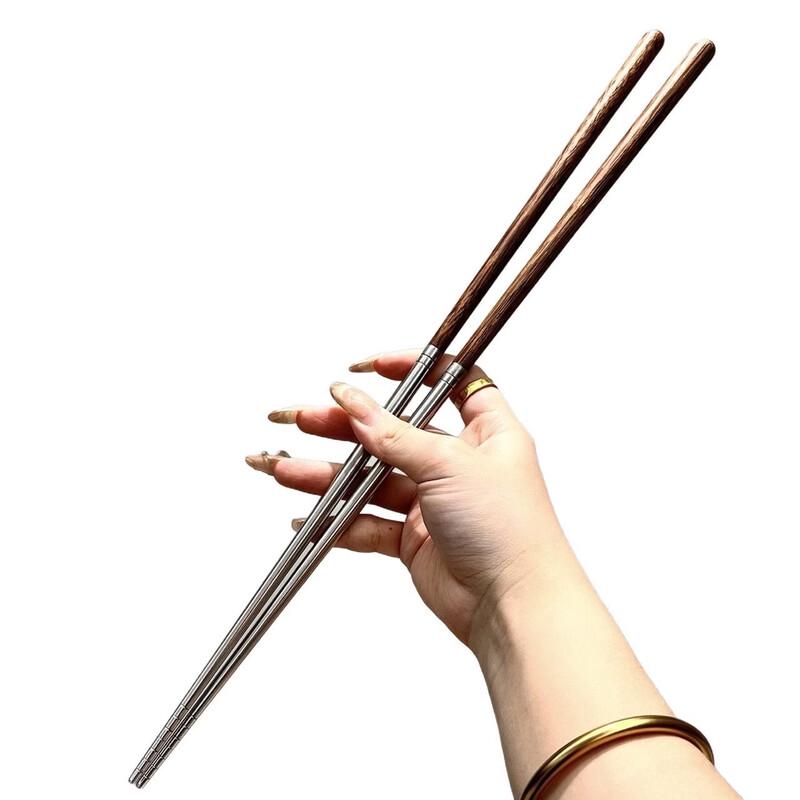 Ru Han 35CM Stainless Steel Deep Frying Chopsticks