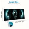 Alien Hunter Lace Solid Color Mouse Pad Large Gaming Table Cushion Non-slip Laptop Tablet Big Mousepad XXL Mat Mini PC Playmat With Lock edge