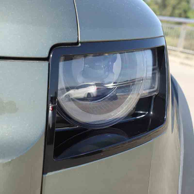 For 2020-2024 Land Rover Defender 90 110 ABS Car Lampshade Front big Lampshade Car Lamp Lampshade Shell exterior accessories
