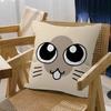 Anime SiamLIPu Pillow Covers Cartoon Sofa Decorative Home Double-sided Printing Short Plush Cute Cushion Cover