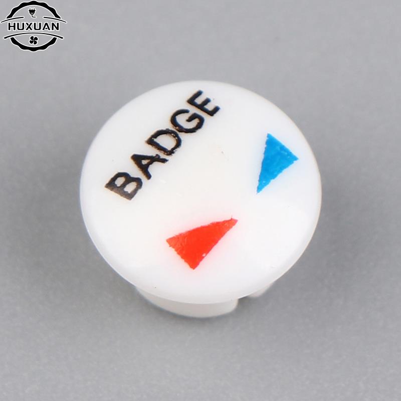 10pcs Faucet Handle Accessories Fixing Screw Handle Hot And Cold Water Sign Switch Red And Blue Label Decorative Cover
